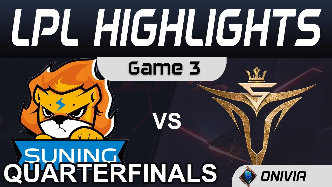 SN vs V5 Highlights Game 3 Quarterfinals LPL Summer Playoffs 2020 Suning vs Victory Five by Onivia thumbnail