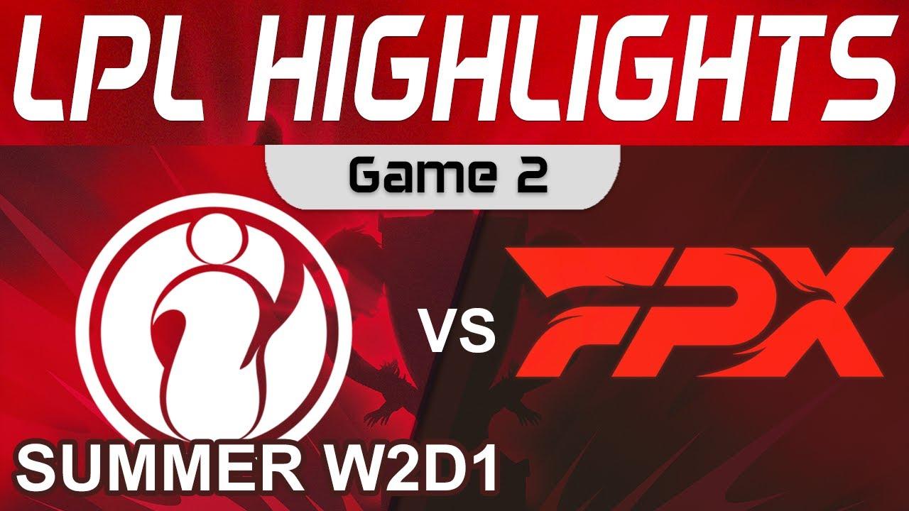 IG vs FPX Highlights Game 2 LPL W2D1 Summer Season 2022 Invictus Gaming vs FunPlus Phoenix by Onivia thumbnail