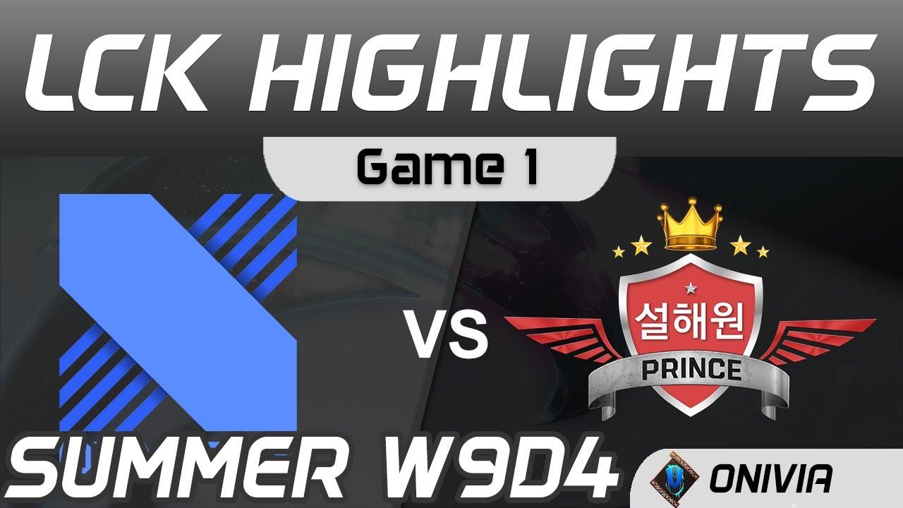 DRX vs SP Highlights Game 1 LCK Summer Season 2020 W9D4 DragonX vs SeolHaeOne Prince by Onivia thumbnail