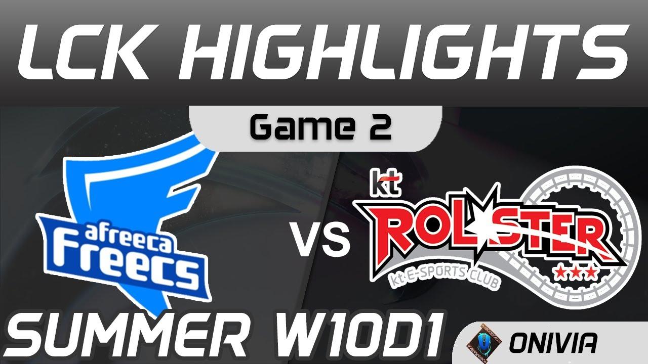 AF vs KT Highlights Game 2 LCK Summer Season 2020 W10D1 Afreeca Freecs vs KT Rolster by Onivia thumbnail