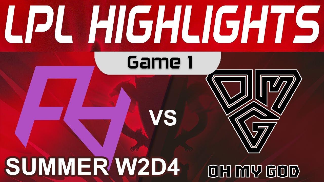 RA vs OMG Highlights Game 1 LPL Summer Season W2D4 2022 Rare Atom vs Oh My God by Onivia thumbnail