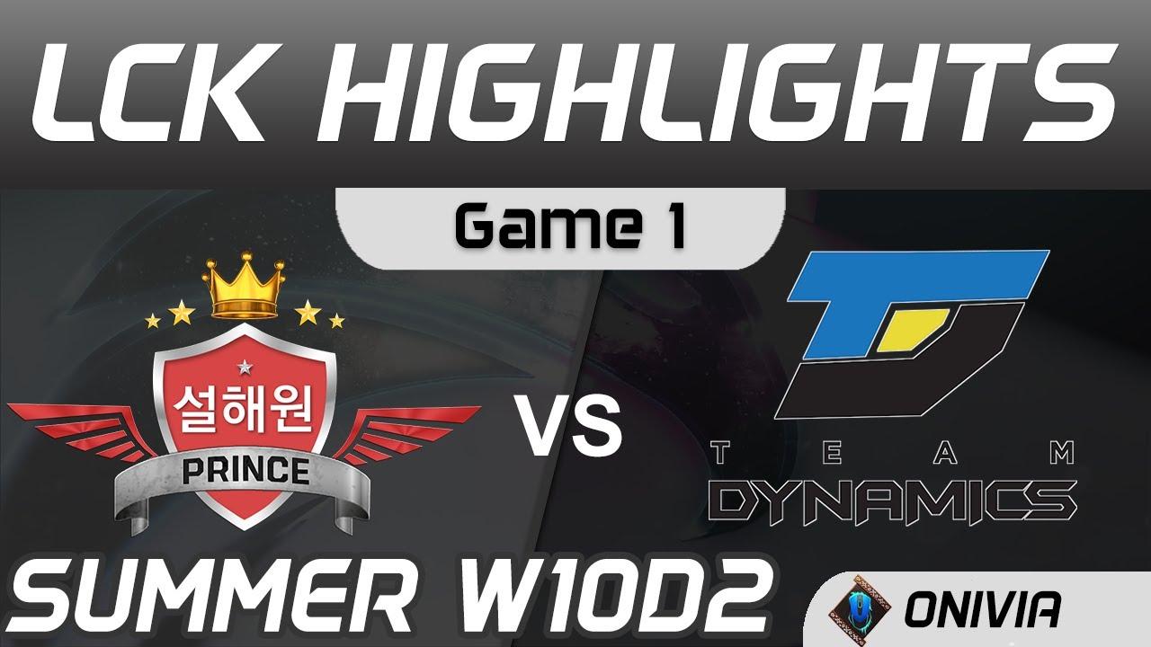 SP vs DYN Highlights Game 1 LCK Summer Season 2020 W10D2 SeolHaeOne Prince vs Team Dynamics by Onivi thumbnail