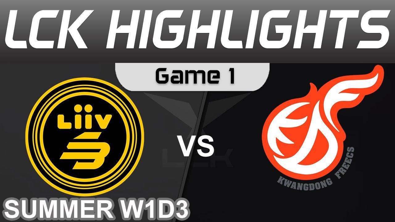 LSB vs KDF Highlights Game 1 LCK Summer Season 2022 W1D3 Liiv SANDBOX vs Kwangdong Freecs by Onivia thumbnail