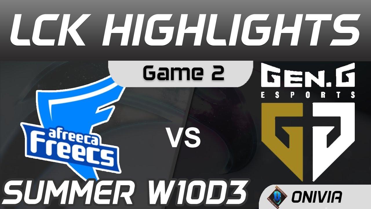 AF vs GEN Highlights Game 2 LCK Summer Season 2020 W10D3 Afreeca Freecs vs Gen G by Onivia thumbnail