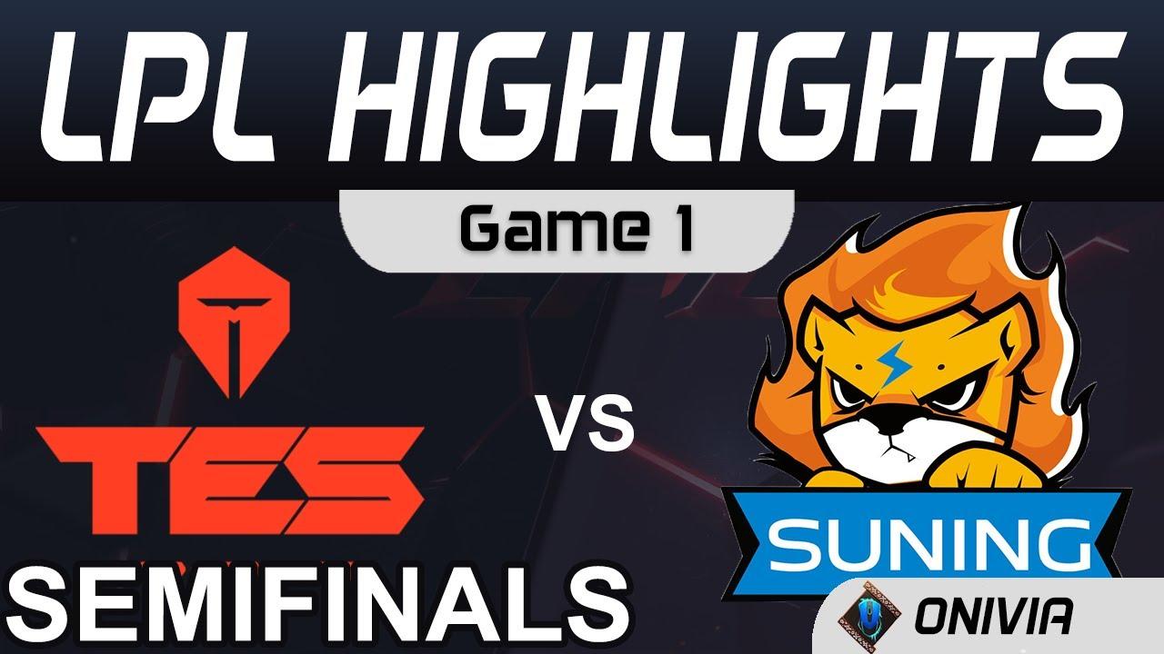 TES vs SN Highlights Game 1 Semifinals LPL Summer Playoffs 2020 Top Esports vs Suning by Onivia thumbnail