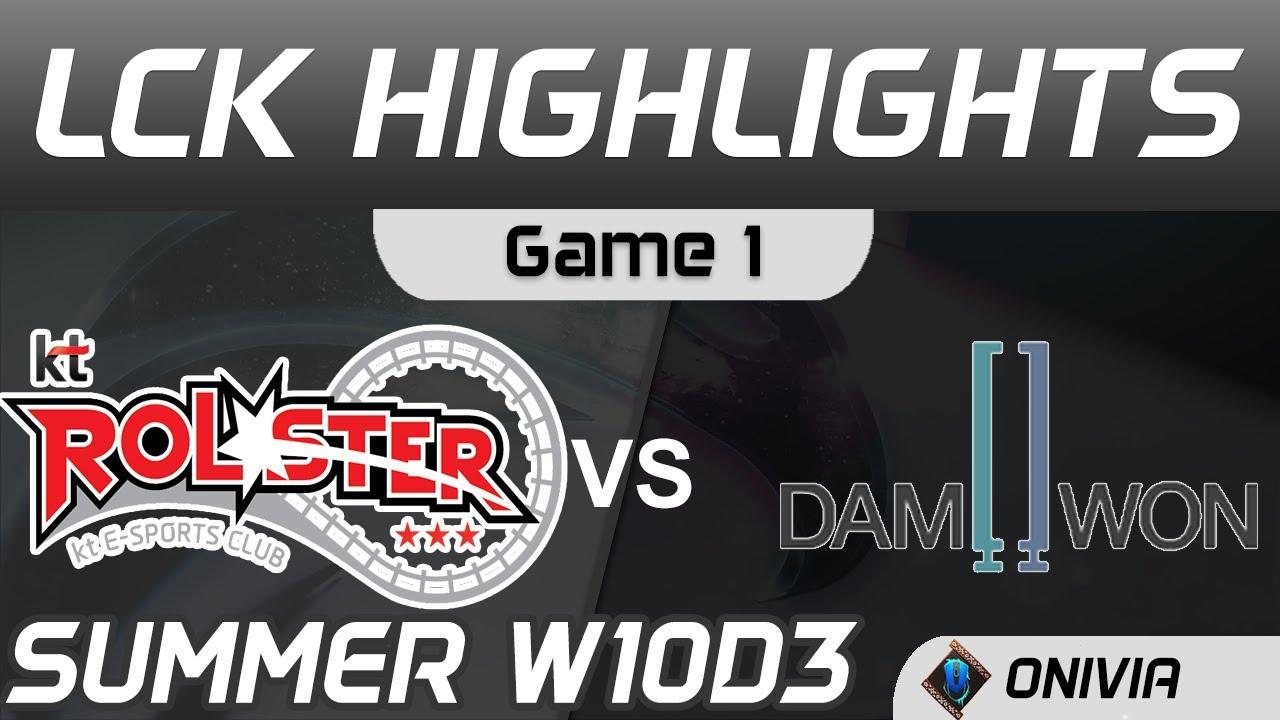 KT vs DWG Highlights Game 1 LCK Summer Season 2020 W10D3 KT Rolster vs DAMWON Gaming by Onivia thumbnail