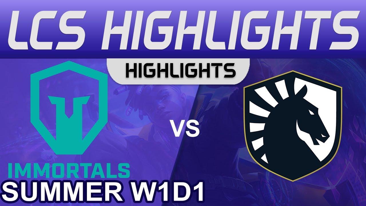 IMT vs TL Highlights LCS Summer Season 2022 W1D1 Immortals vs Team Liquid by Onivia thumbnail