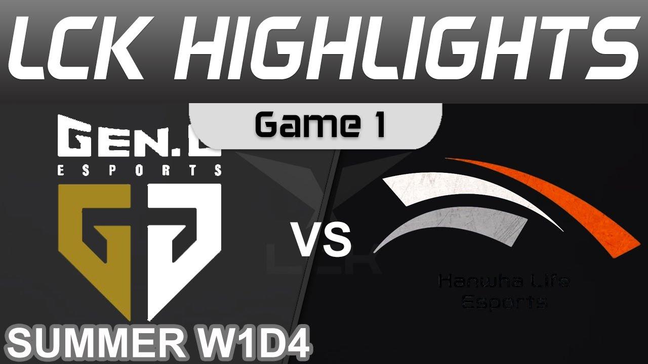 GEN vs HLE Highlights Game 1 LCK Summer Season 2022 W1D4 Gen G vs Hanwha Life Esports by Onivia thumbnail