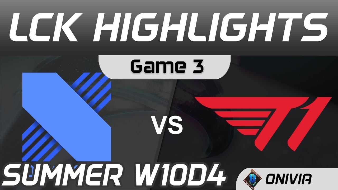 DRX vs T1 Highlights Game 3 LCK Summer Season 2020 W10D4 DragonX vs T1 by Onivia thumbnail