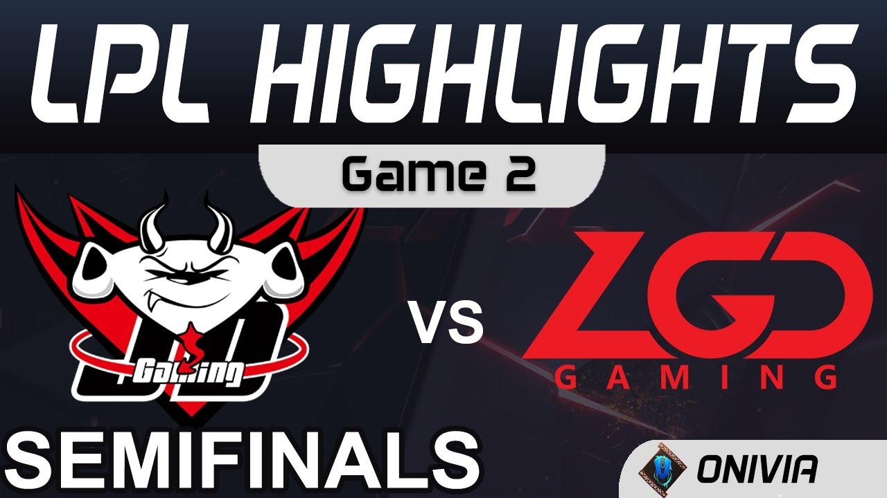 JDG vs LGD Highlights Game 2 Semifinals LPL Summer Playoffs 2020 JD Gaming vs LGD Gaming by Onivia thumbnail