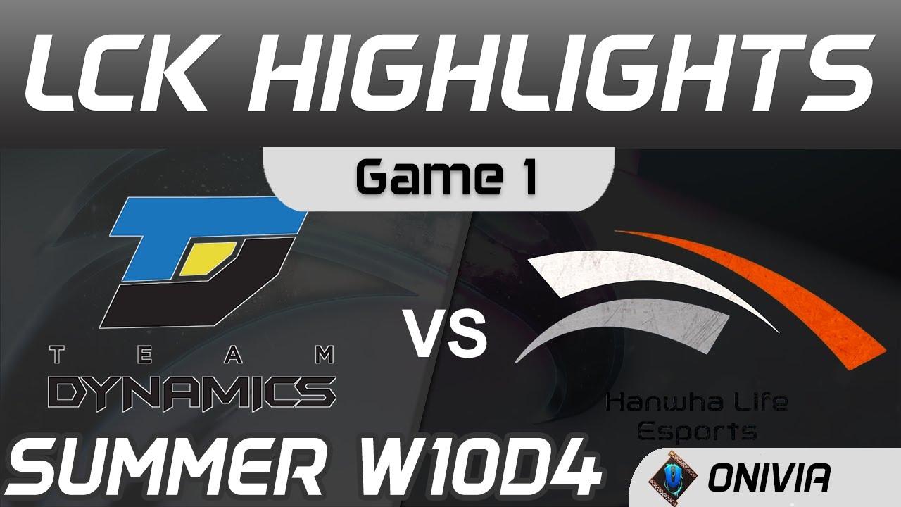 DYN vs HLE Highlights Game 1 LCK Summer Season 2020 W10D4 Team Dynamics vs Hanwha Life Esports by On thumbnail