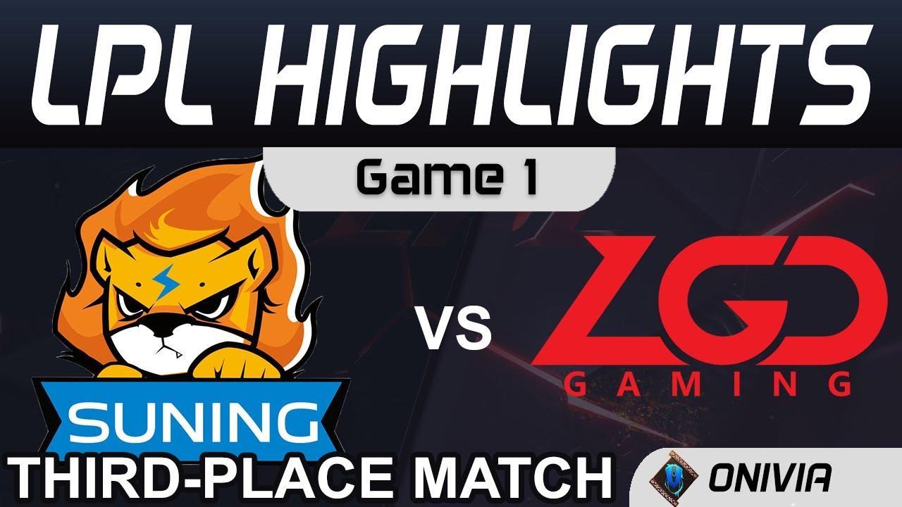 SN vs LGD Highlights Game 1 Third Place Match LPL Summer Playoffs 2020 Suning vs LGD Gaming thumbnail