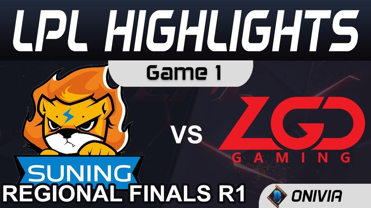 SN vs LGD Highlights Game 1 Round 1 LPL Regional Finals 2020 Suning vs LGD Gaming by Onivia thumbnail