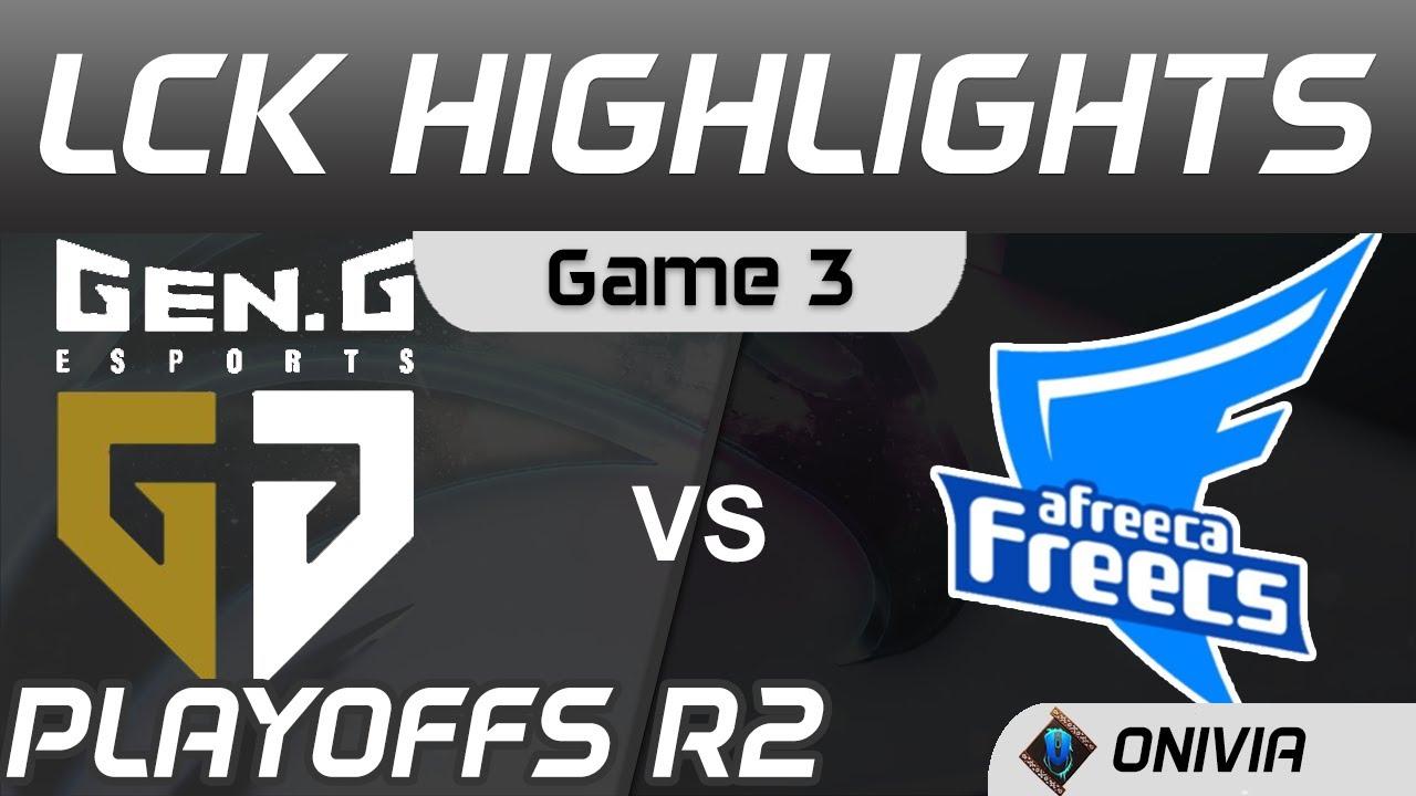 GEN vs AF Highlights Game 3 Round 2 LCK Summer Playoffs 2020 Gen G vs Afreeca Freecs by Onivia thumbnail