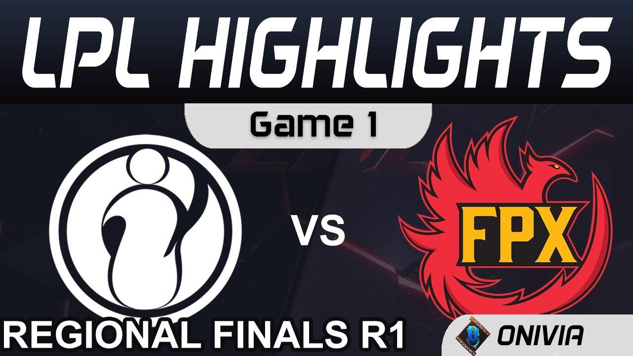 IG vs FPX Highlights Game 1 Round 1 LPL Regional Finals 2020 Invictus Gaming vs FunPlus Phoenix by O thumbnail