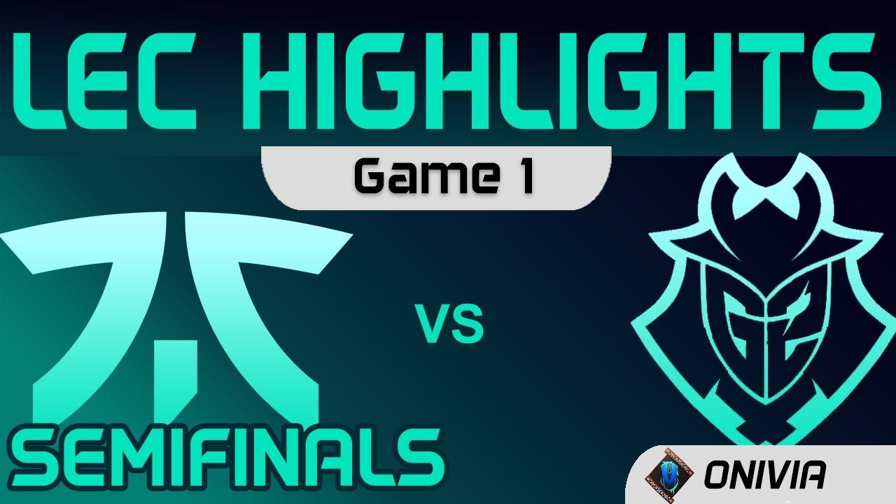 FNC vs G2 Highlights Game 1 Semifinals LEC Summer Playoffs 2020 Fnatic vs G2 Esports by Onivia thumbnail