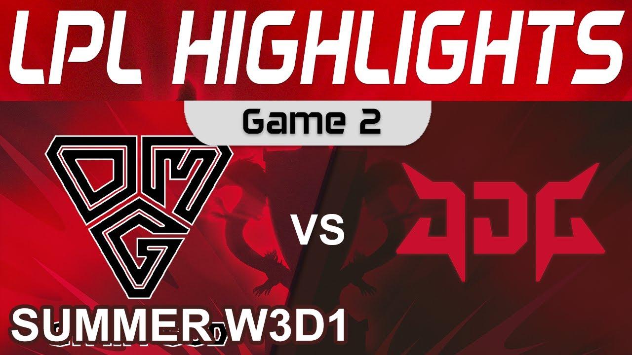 OMG vs JDG Highlights Game 2 LPL Summer Season 2022 W3D1 Oh My God vs JD Gaming by Onivia thumbnail