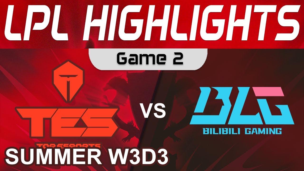 TES vs BLG Highlights Game 2 LPL Summer Season 2022 W3D3 Top Esports vs Bilibili Gaming by Onivia thumbnail