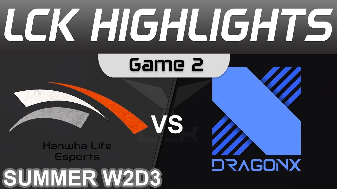 HLE vs DRX Highlights Game 2 LCK Summer Season 2022 W2D3 Hanwha Life Esports vs DragonX by Onivia thumbnail