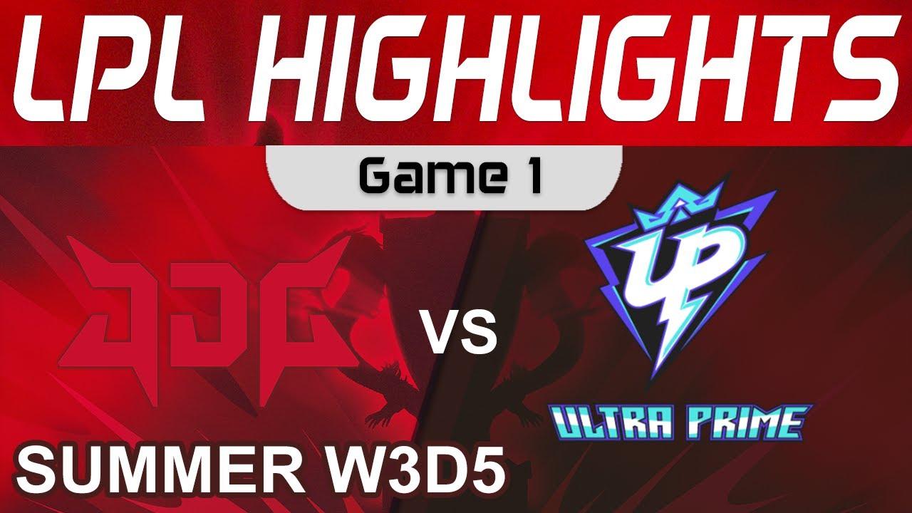 JDG vs UP Highlights Game 1 LPL Summer Season 2022 W3D5 JD Gaming vs Ultra Prime by Onivia thumbnail