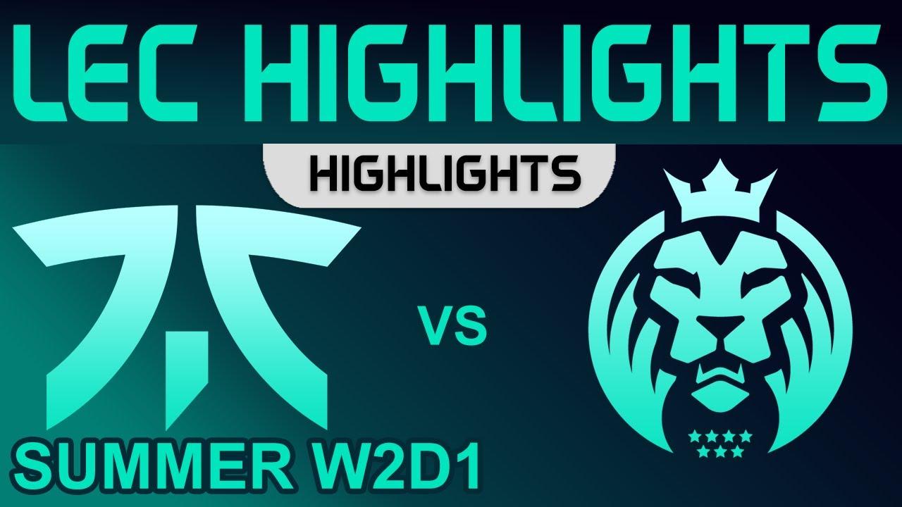 FNC vs MAD Highlights LEC Summer Season 2022 W2D1 Fnatic vs MAD Lions by Onivia thumbnail