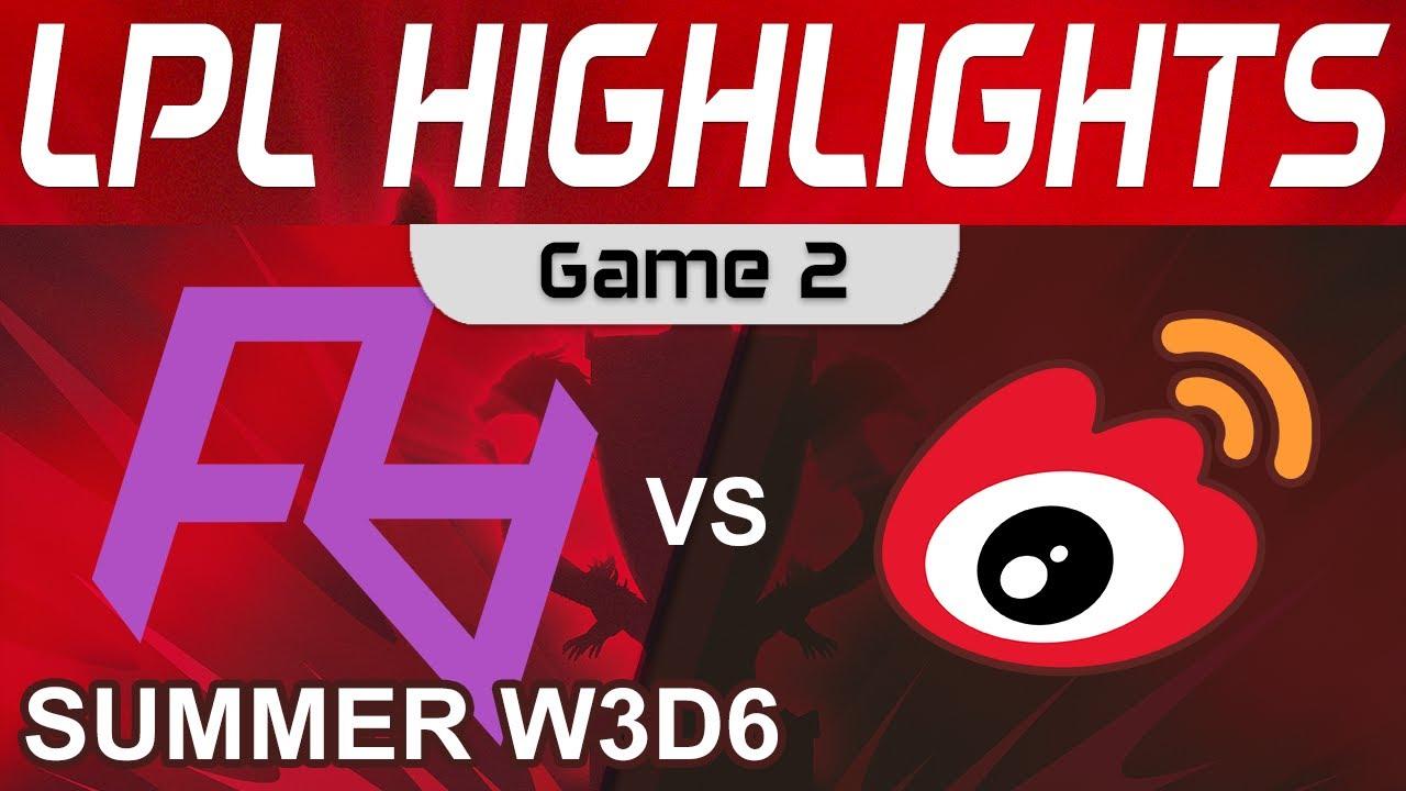 RA vs WBG Highlights Game 2 LPL Summer Season 2022 W3D6 Rare Atom vs Weibo Gaming by Onivia thumbnail