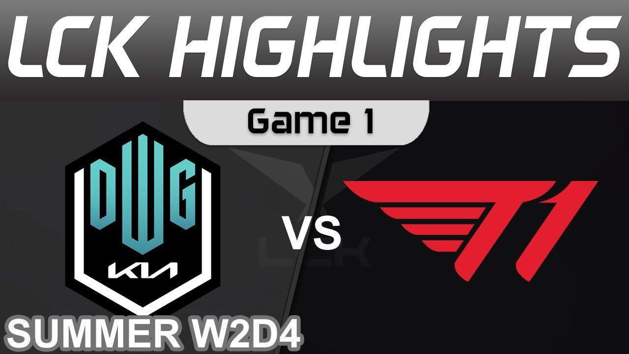 DK vs T1 Highlights Game 1 LCK Summer Season 2022 W2D4 DWG KIA vs T1 by Onivia thumbnail