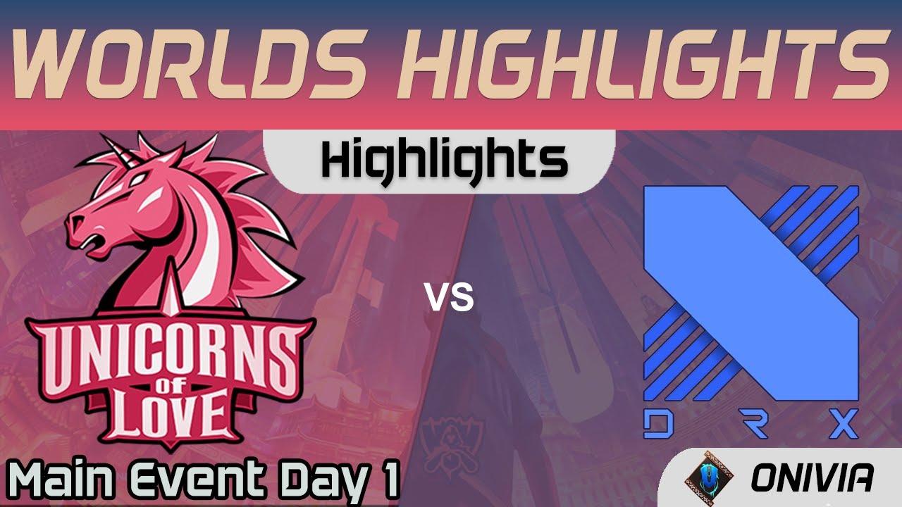 UOL vs DRX Highlights Day 1 Worlds 2020 Main Event Unicorns Of Love vs DragonX by Onivia thumbnail