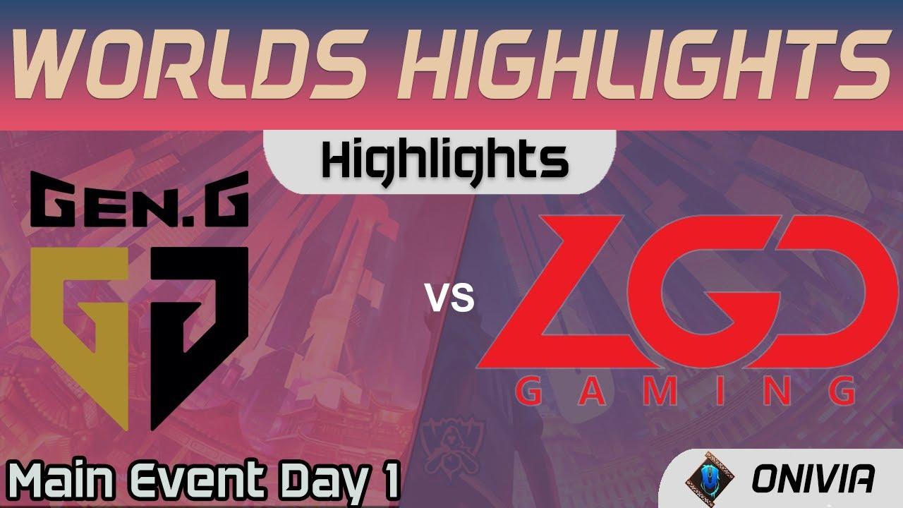 GEN vs LGD Highlights Day 1 Worlds 2020 Main Event Gen G vs LGD Gaming by Onivia thumbnail