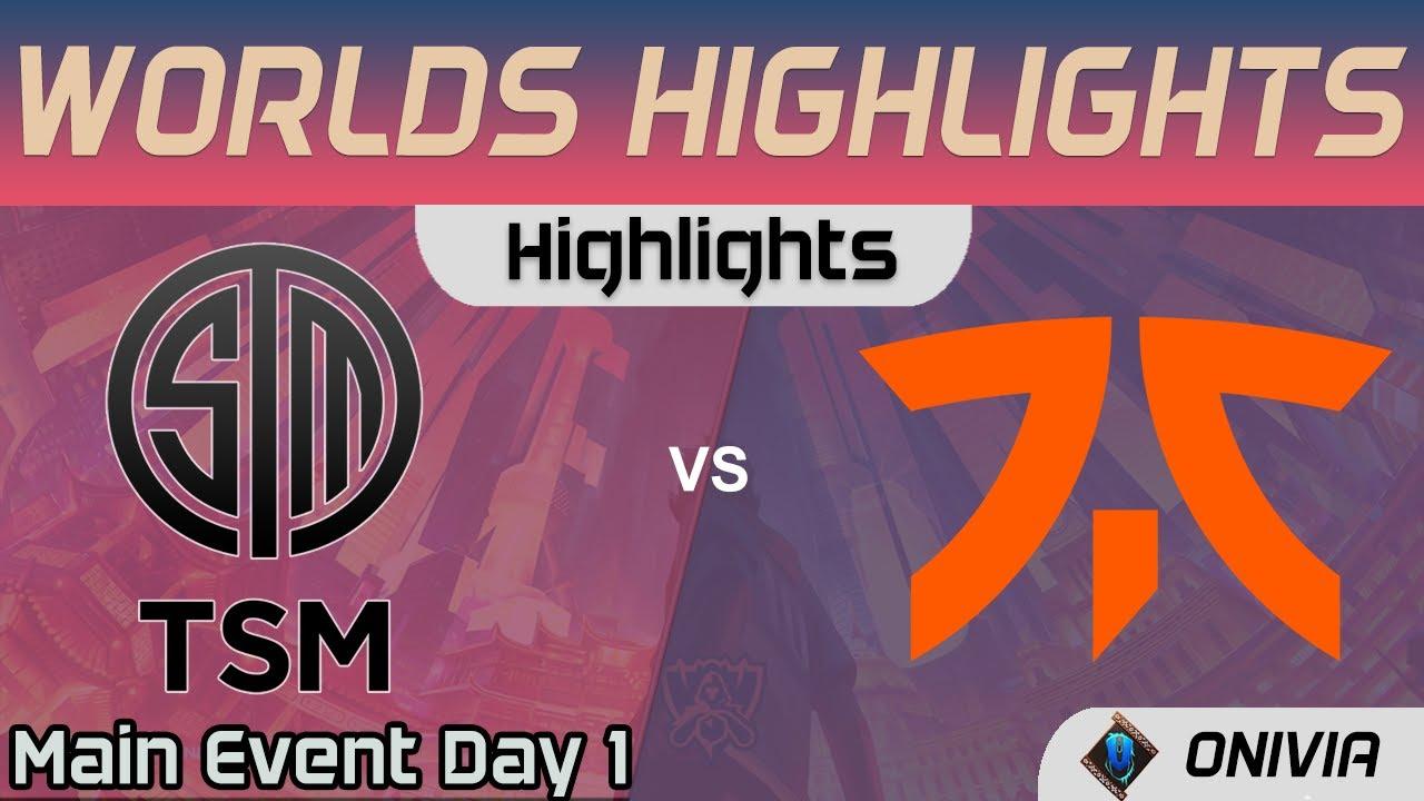 TSM vs FNC Highlights Day 1 Worlds 2020 Main Event Team SoloMid vs Fnatic by Onivia thumbnail