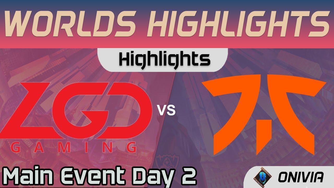 LGD vs FNC Highlights Day 2 Worlds 2020 Main Event LGD Gaming vs Fnatic by Onivia thumbnail