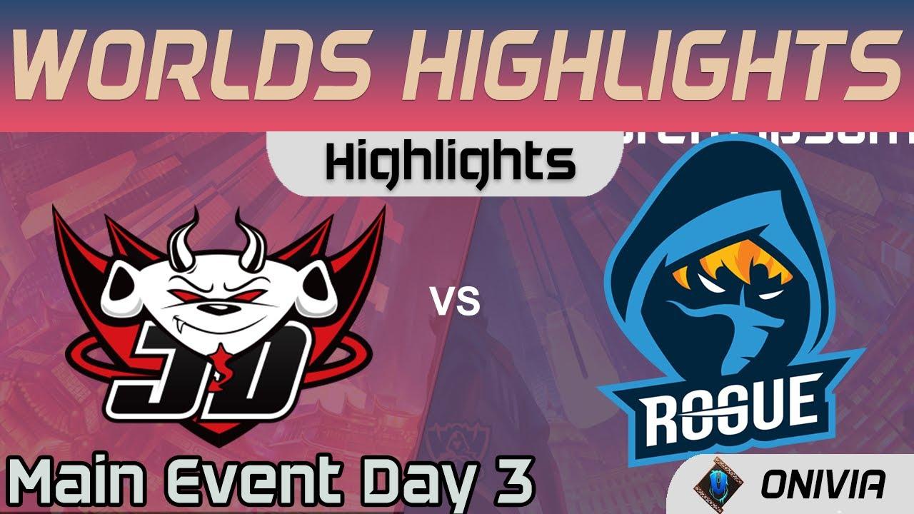 JDG vs RGE Highlights Day 3 Worlds 2020 Main Event JD Gaming vs Rogue by Onivia thumbnail