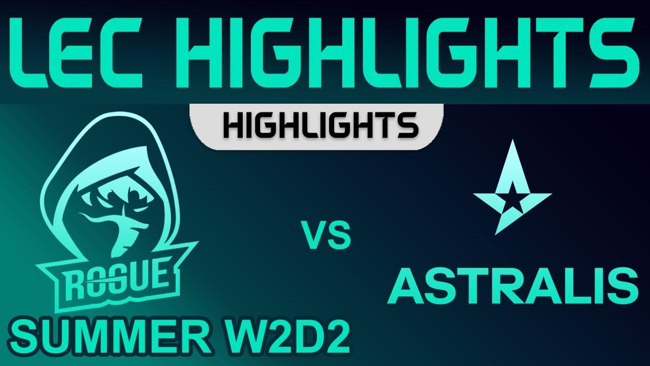 RGE vs AST Highlights LEC Summer Season 2022 W2D2 Rogue vs Astralis by Onivia thumbnail