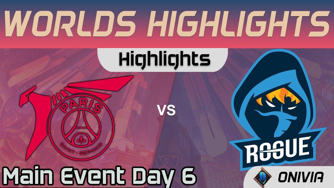 PSG vs RGE Highlights Day 6 Worlds 2020 Main Event PSG Talon vs Rogue by Onivia thumbnail