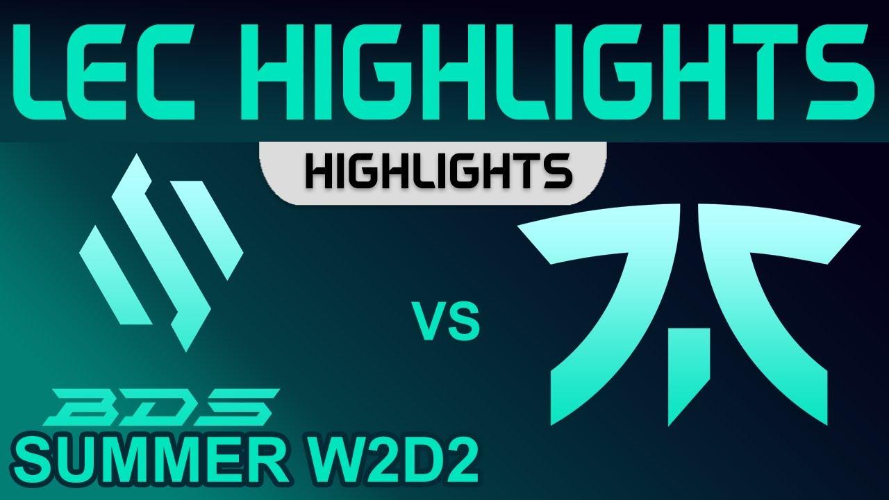 BDS vs FNC Highlights LEC Summer Season 2022 W2D2 Team BDS vs Fnatic by Onivia thumbnail