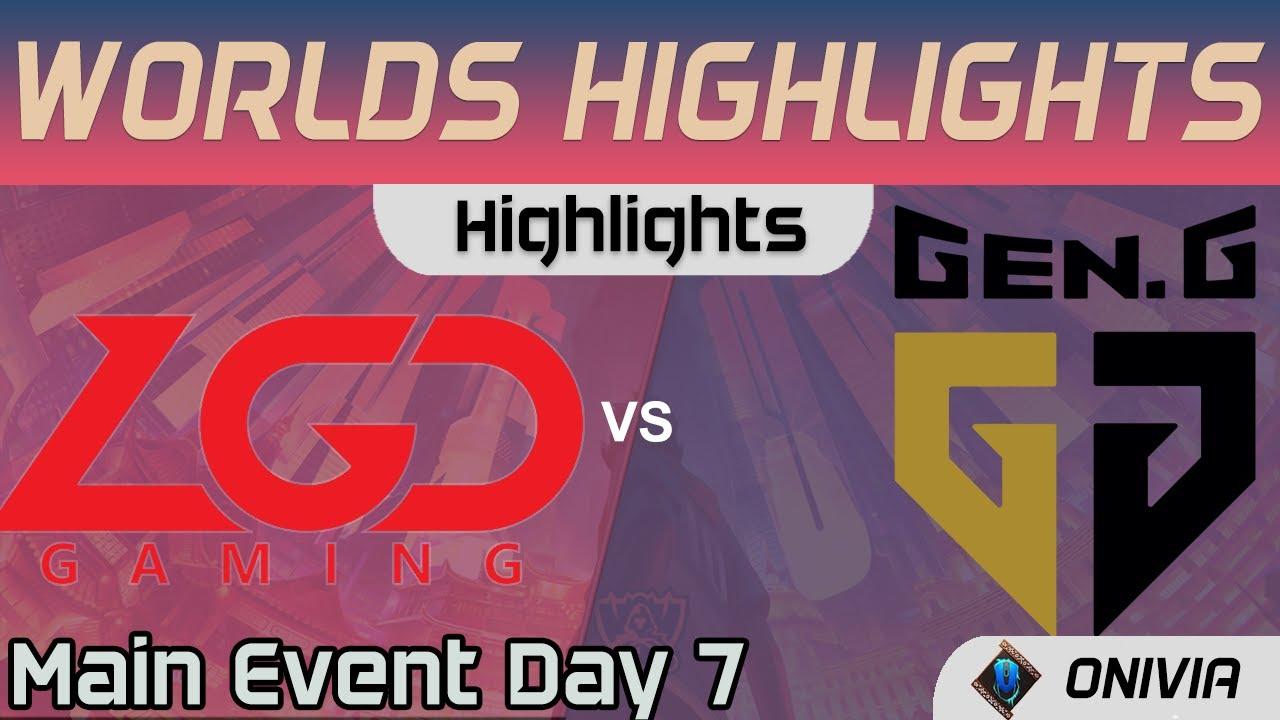 LGD vs GEN Highlights Day 7 Worlds 2020 Main Event LGD Gaming vs Gen G by Onivia thumbnail