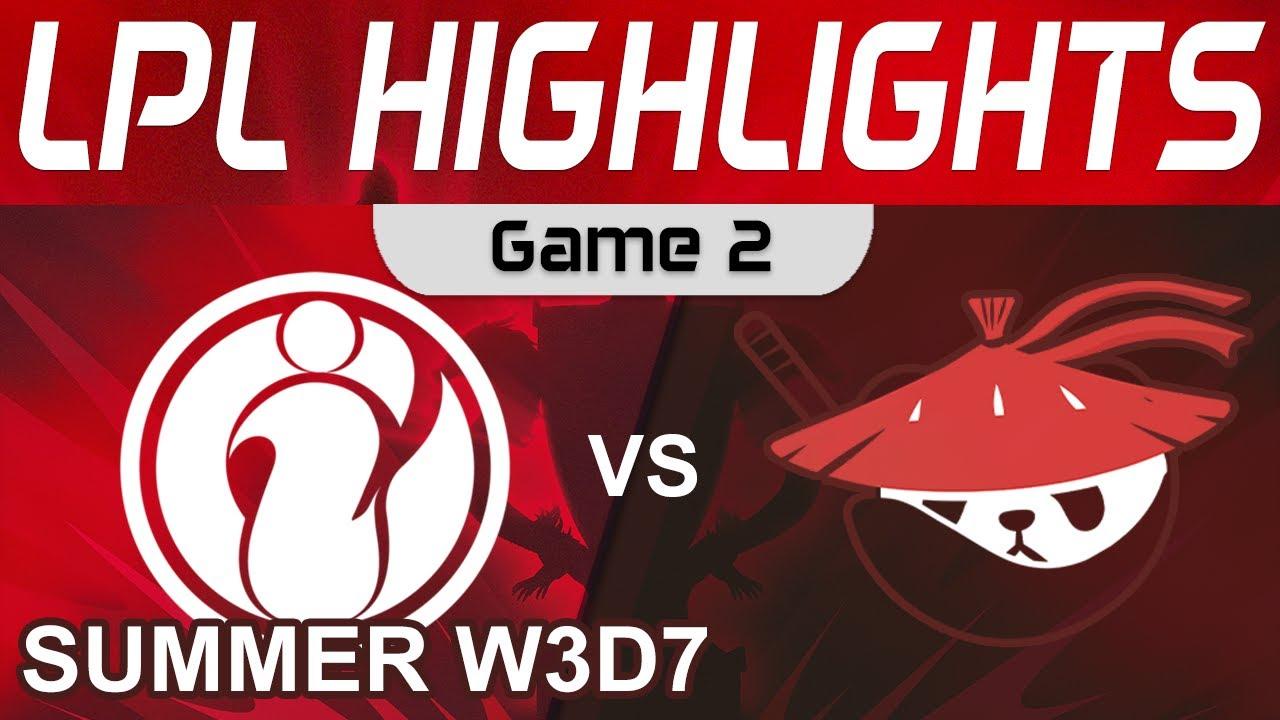 IG vs AL Highlights Game 2 LPL Summer Season 2022 W3D7 Invictus Gaming vs Anyone's Legend by Onivia thumbnail