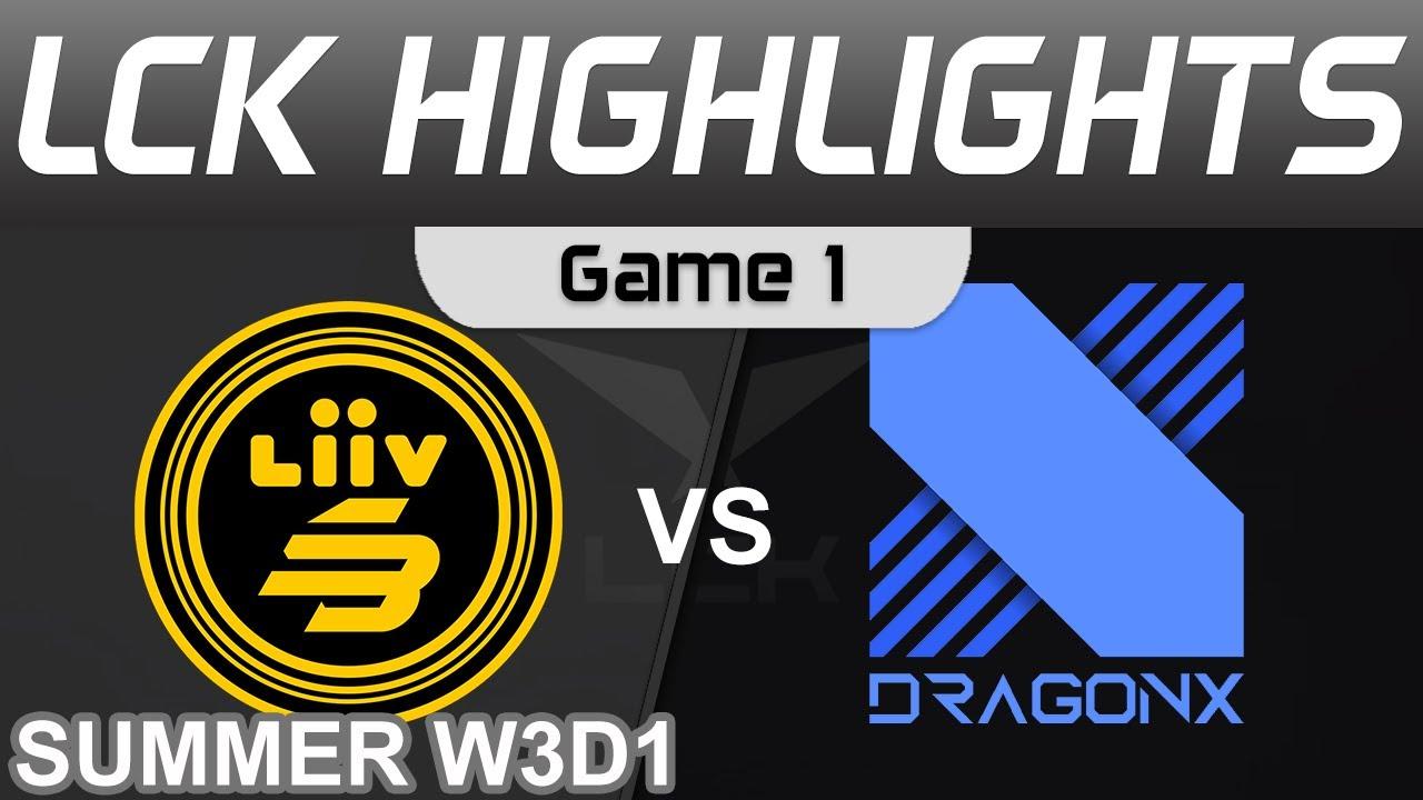 LSB vs DRX Highlights Game 1 LCK Summer Season 2022 W3D1 Liiv SANDBOX vs DragonX by Onivia thumbnail