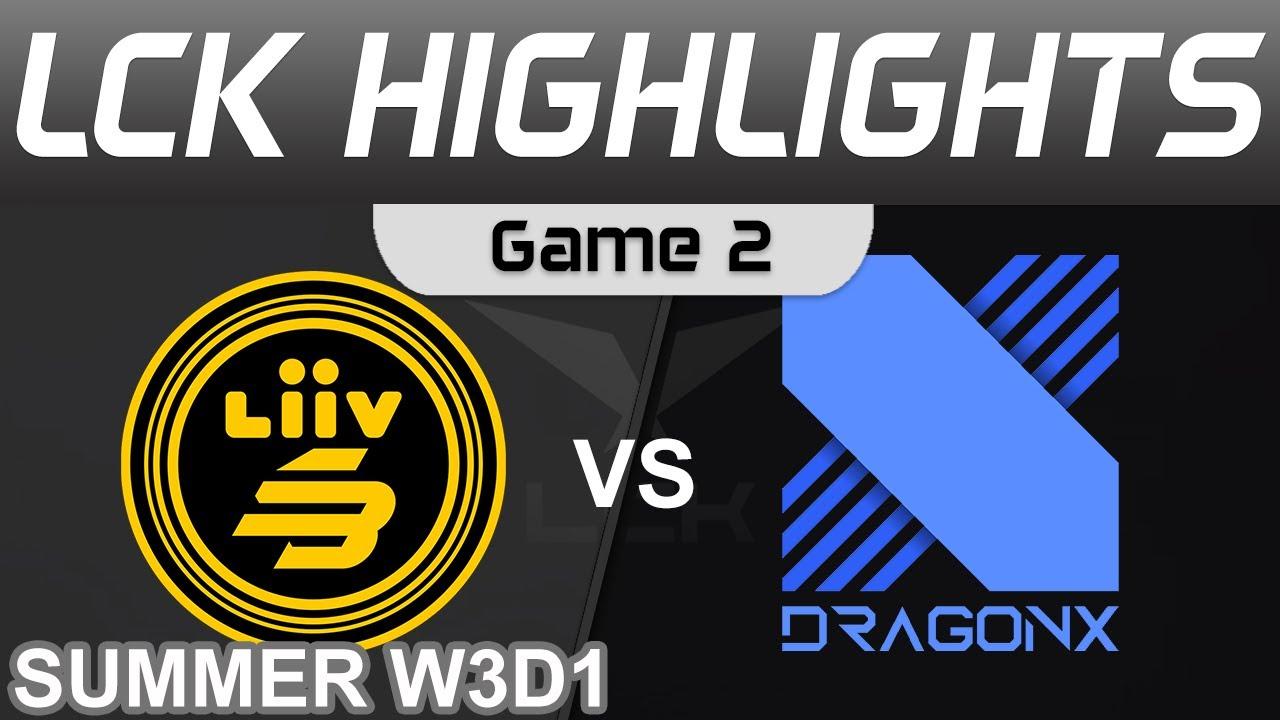 LSB vs DRX Highlights Game 2 LCK Summer Season 2022 W3D1 Liiv SANDBOX vs DragonX by Onivia thumbnail