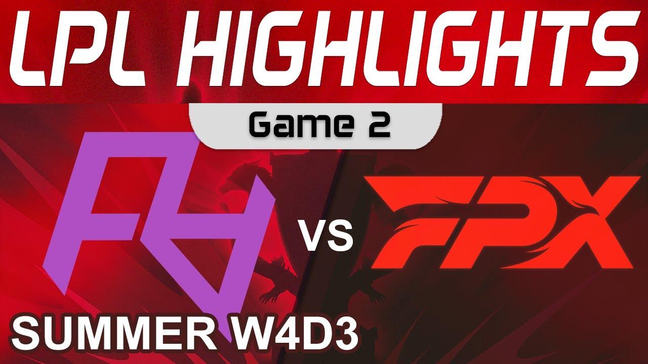 RA vs FPX Highlights Game 2 LPL Summer Season 2022 W4D3 Rare Atom vs FunPlus Phoenix by Onivia thumbnail