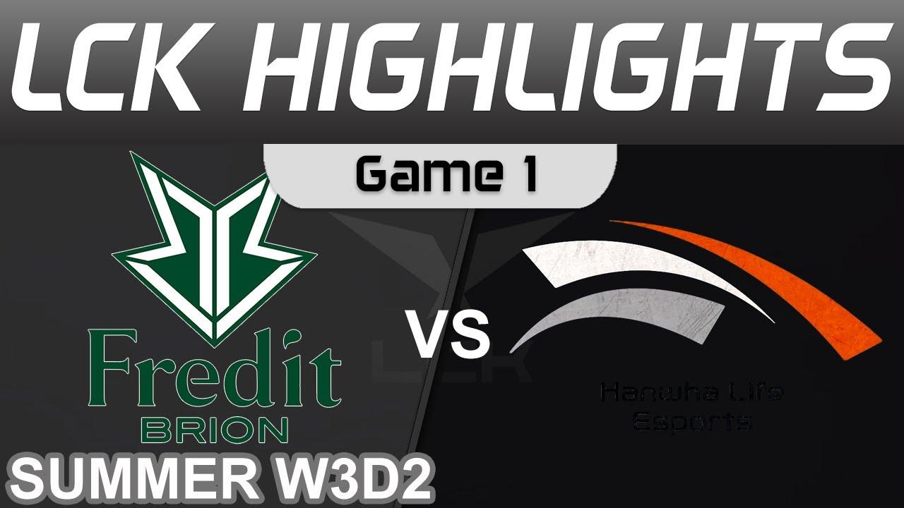 BRO vs HLE Highlights Game 1 LCK Summer Season 2022 W3D2 Fredit BRION vs Hanwha Life Esports by Oniv thumbnail