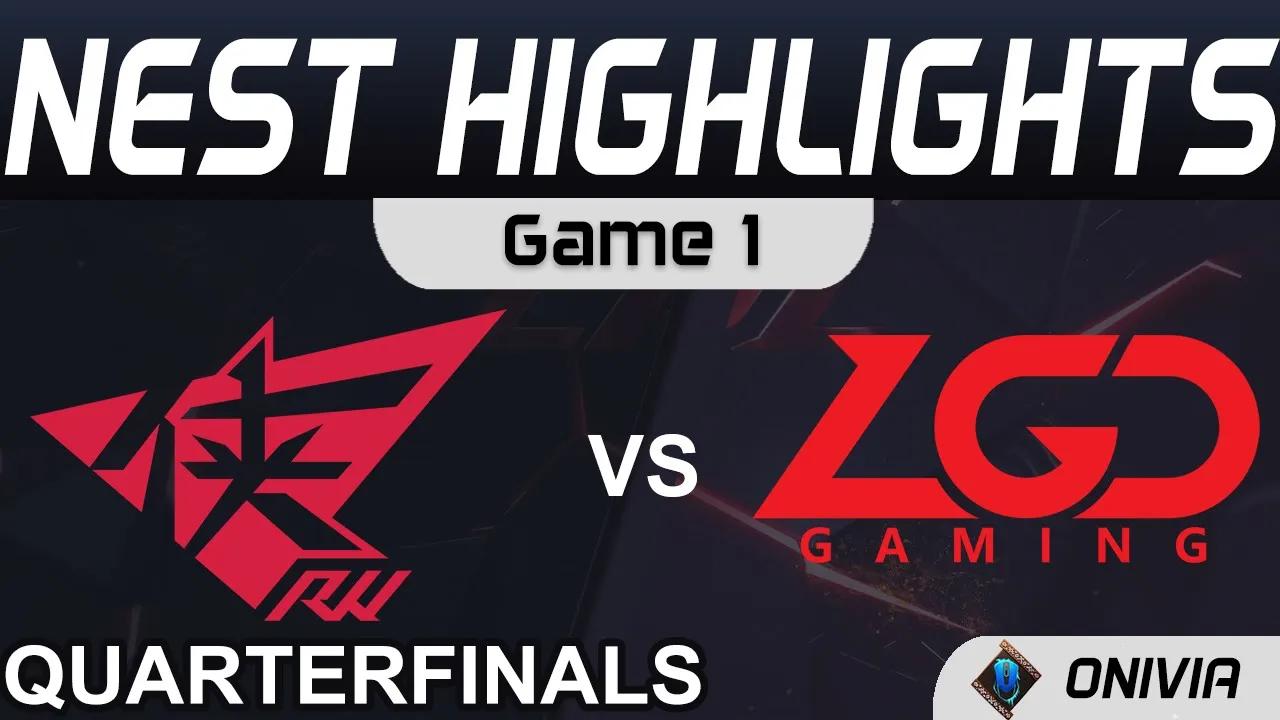 RW vs LGD Highlights Game 1 Quarterfinals NEST 2020 Playoffs Rogue Warriors vs LGD Gaming by Onivia thumbnail