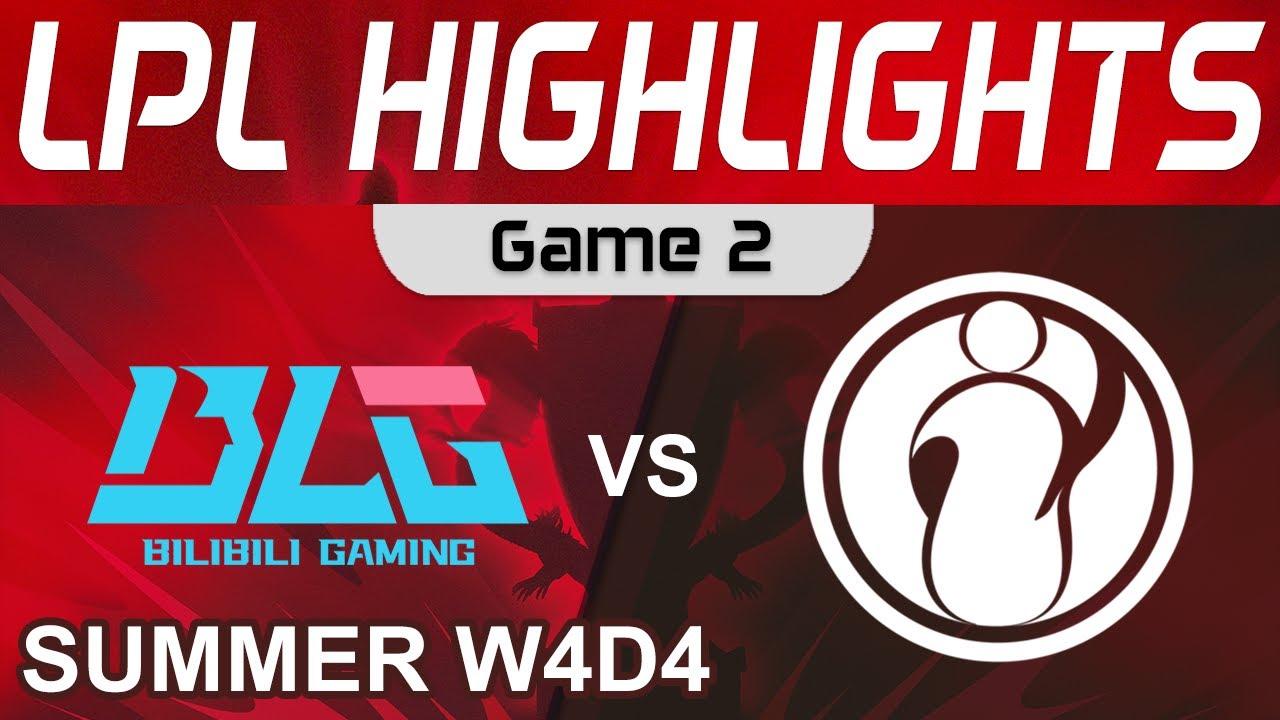 BLG vs IG Highlights Game 2 LPL Summer Season 2022 W4D4 Bilibili Gaming vs Invictus Gaming by Onivia thumbnail