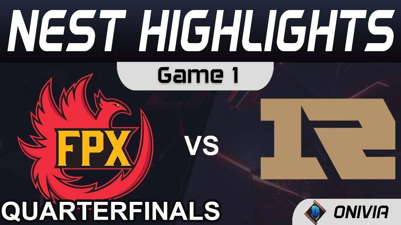 FPX vs RNG Highlights Game 1 Quarterfinals NEST 2020 Playoffs FunPlus Phoenix vs Royal Never Give Up thumbnail