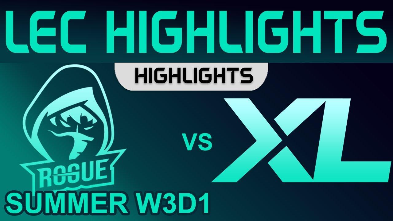 RGE vs XL Highlights LEC Summer Season 2022 W3D1 Rogue vs Excel by Onivia thumbnail