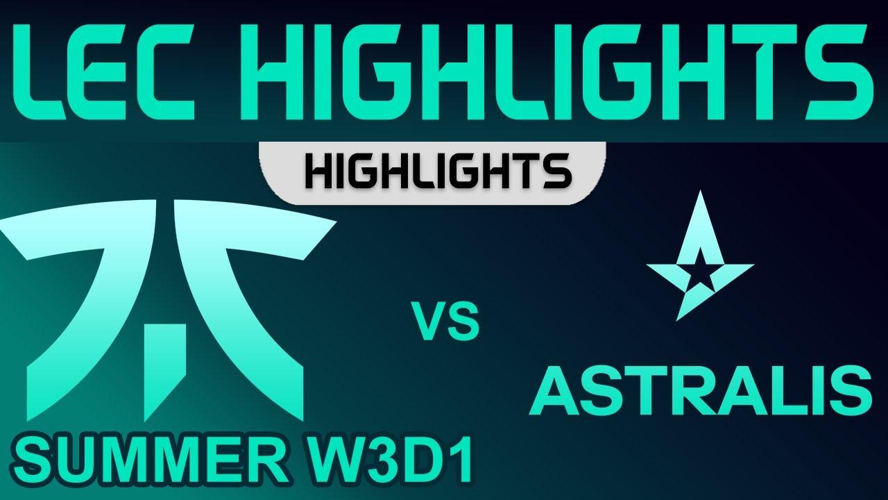 FNC vs AST Highlights LEC Summer Season 2022 W3D1 Fnatic vs Astralis by Onivia thumbnail