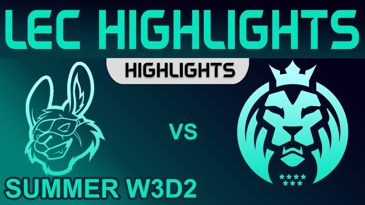 MSF vs MAD Highlights LEC Summer Season 2022 W3D2 Misfits Gaming vs MAD Lions by Onivia thumbnail