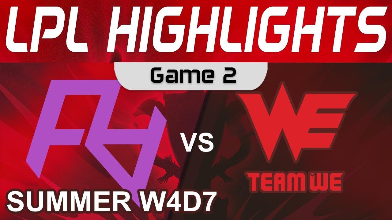 RA vs WE Highlights Game 2 LPL Summer Season 2022 W4D7 Rare Atom vs Team WE by Onivia thumbnail