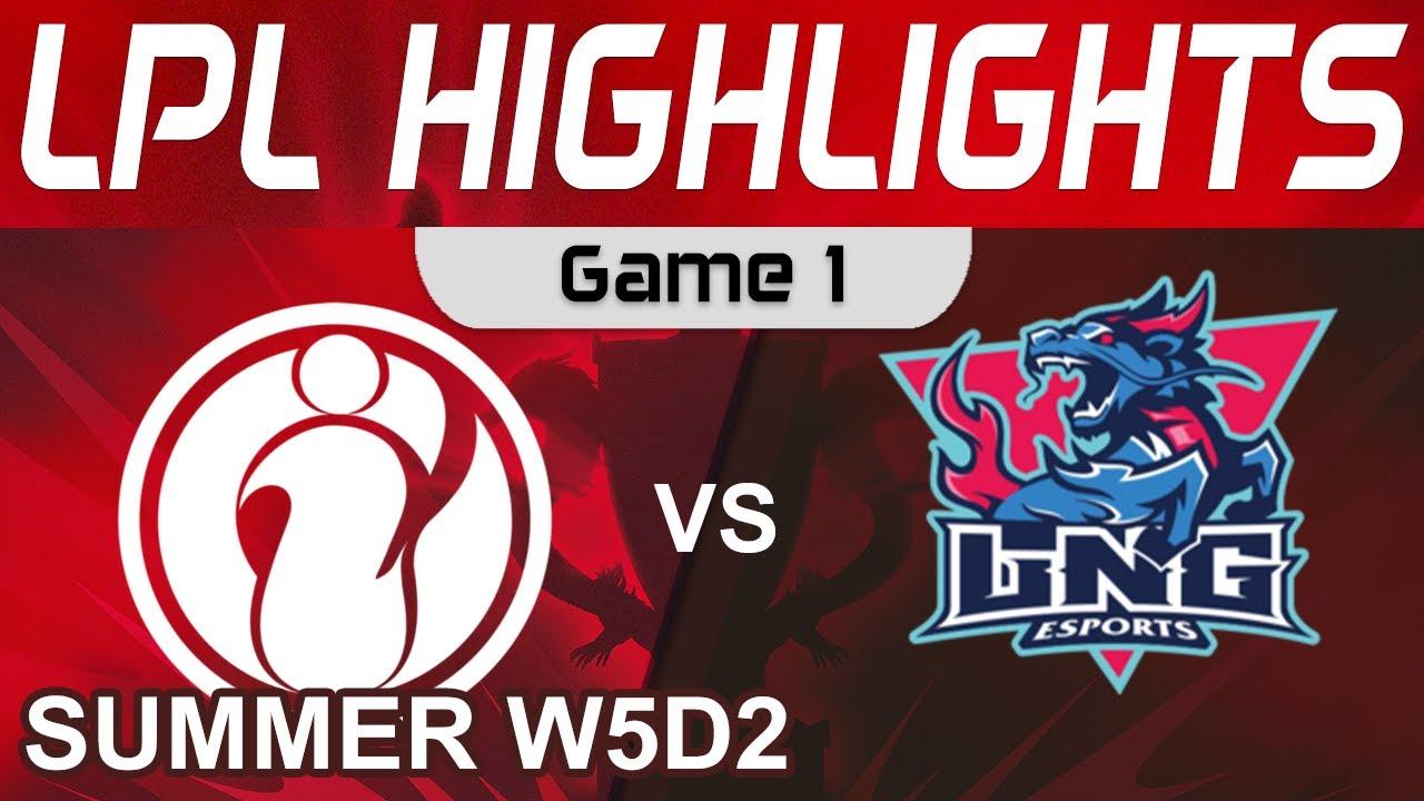 IG vs LNG Highlights Game 1 LPL Summer Season 2022 W5D2 Invictus Gaming vs LNG Esports by Onivia thumbnail