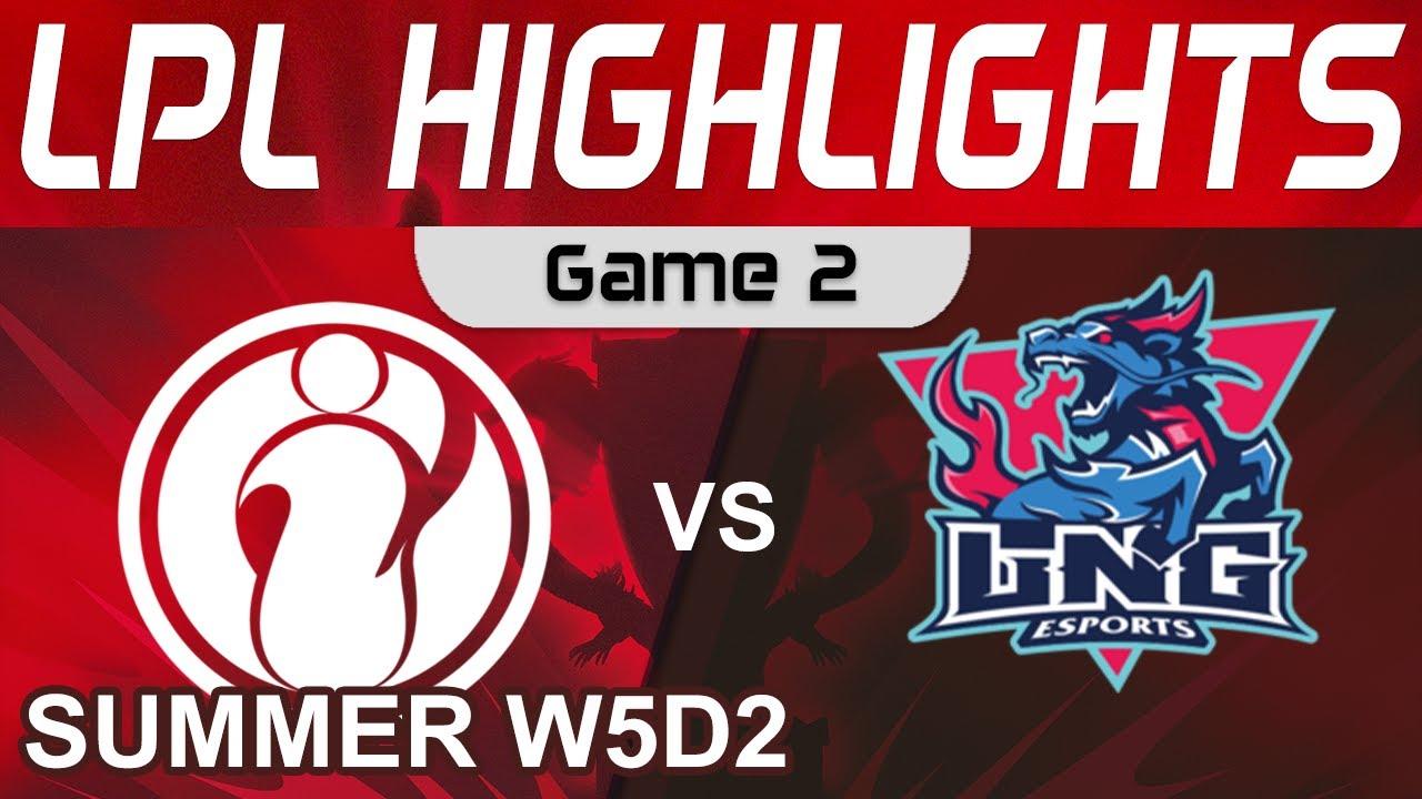 IG vs LNG Highlights Game 2 LPL Summer Season 2022 W5D2 Invictus Gaming vs LNG Esports by Onivia thumbnail